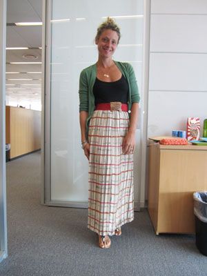 plaid skirt outfit of the day