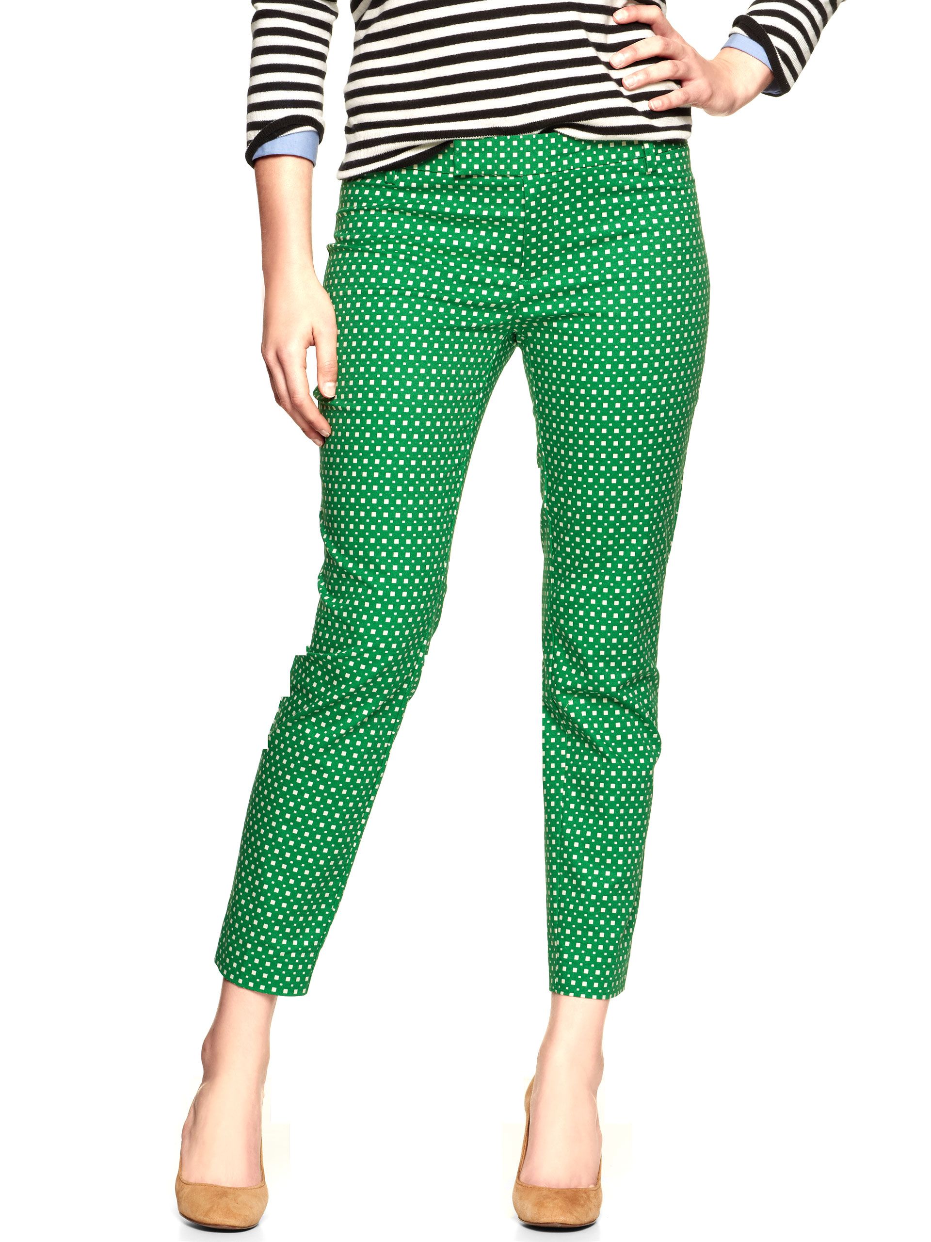 gap pull on crop trousers