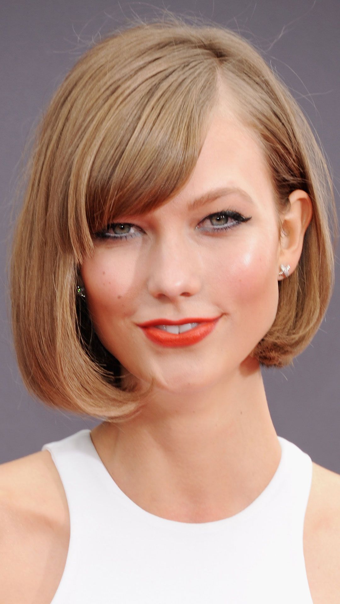 Celebrity Bob Hairstyles Celebs In Bright Lipstick