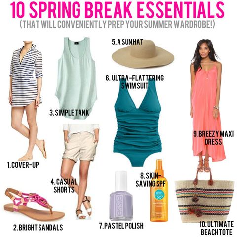 Spring Break Fashion What To Wear On Spring Break