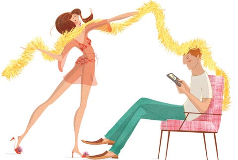 Experiment 1: Become the initiator what men notice