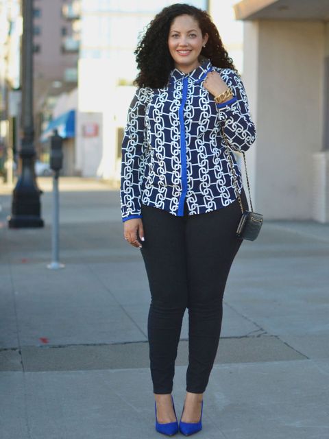 How To Wear A Patterned Blouse - Flattering Outfit Ideas For Every Body ...