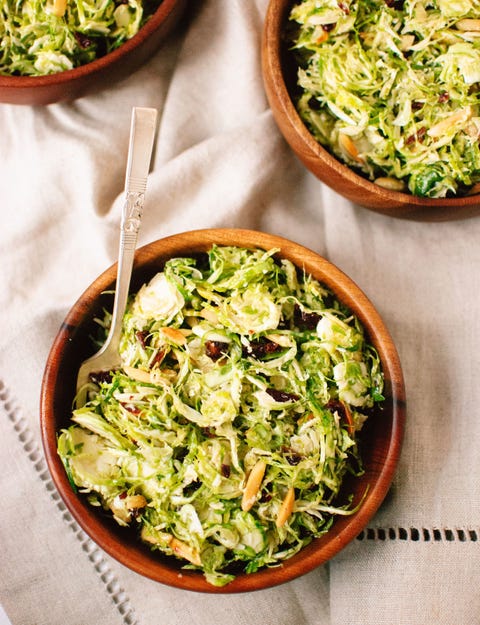 Honey mustard Brussels sprout slaw image