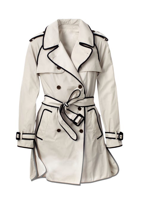 trench coat for pear shaped body