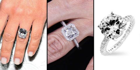 Celebrity Engagement Rings - Splurge and Steal Celeb Ring Lookalikes