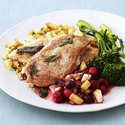 Cranberry Turkey Cutlets Recipe