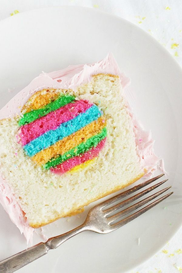 Rainbow Surprise Inside Cake Recipe - BettyCrocker.com