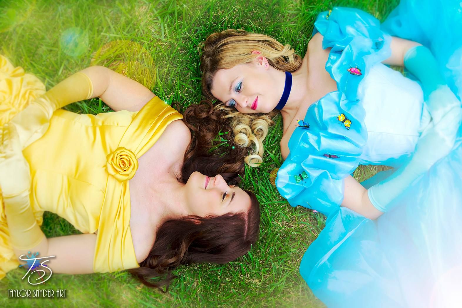 You Must See This Incredible Disney Princess-Themed Engagement Shoot With  Two Princesses