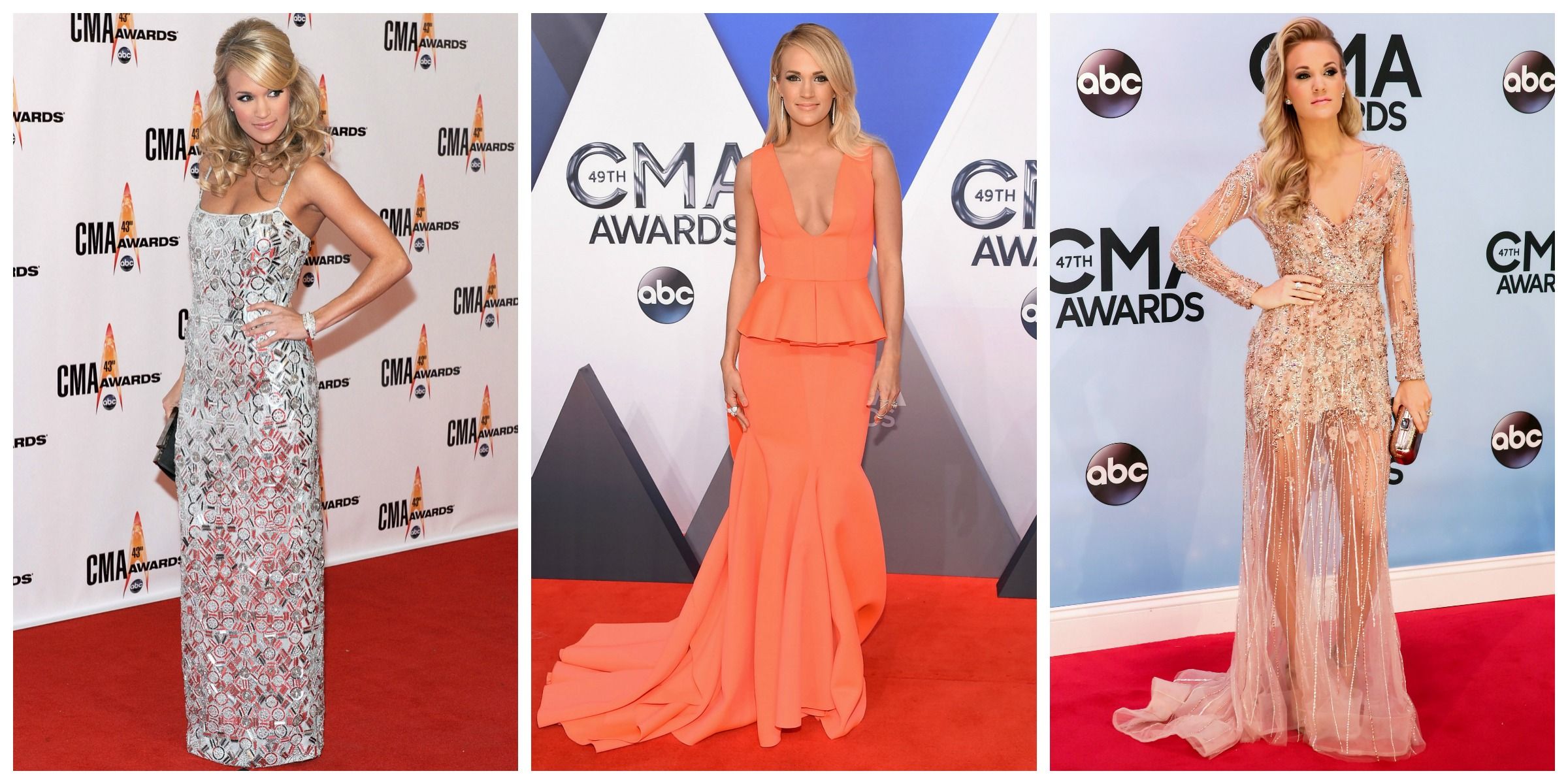 Carrie Underwood Wore a See-Through Outfit Ahead of CMA Awards and