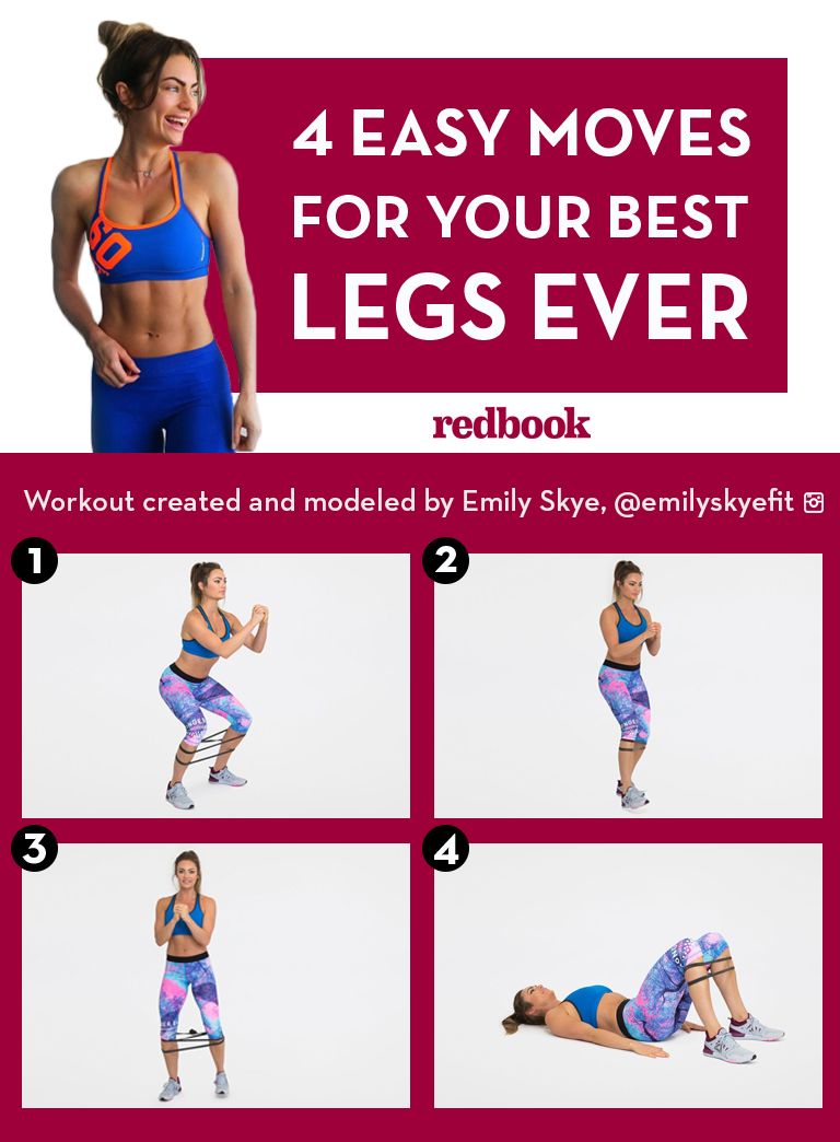 Easy Leg Exercises for Women by Emily Skye - 15 Minute Leg Workout