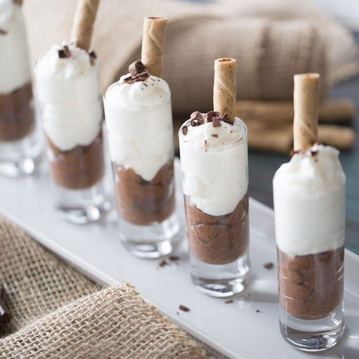 Mousse Chocolate Chip Cookie Shooters - Wilton