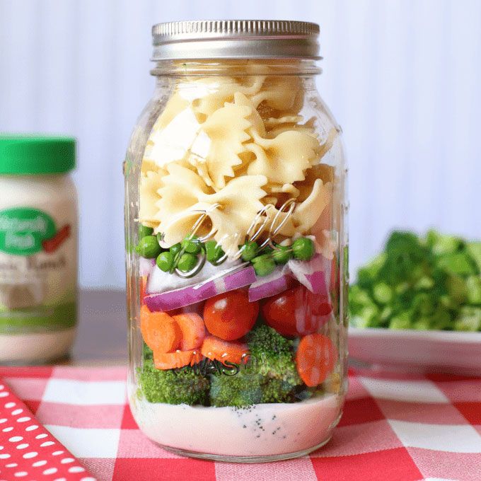 5 MASON JAR Salads Meal Prep for #BuzyBeez 