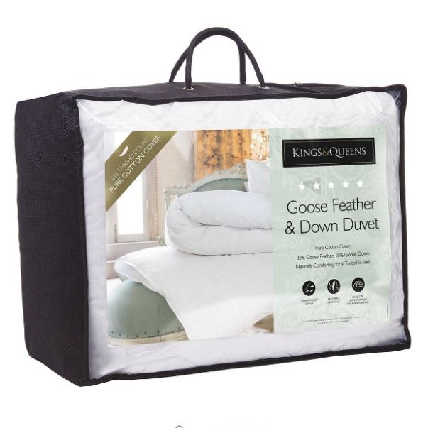 Tesco feather duvet cheap