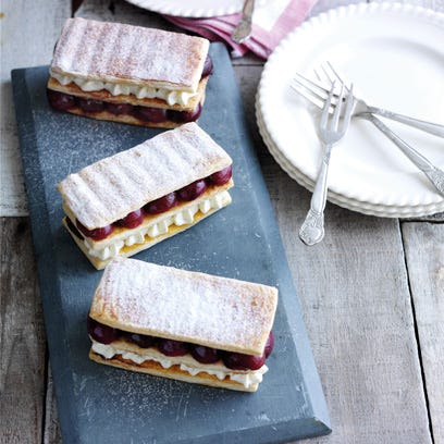 Raspberry millefeuille recipe - BBC Food