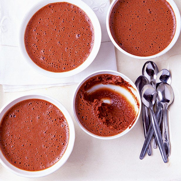 Salty choc caramel mousse recipe by Trish Deseine