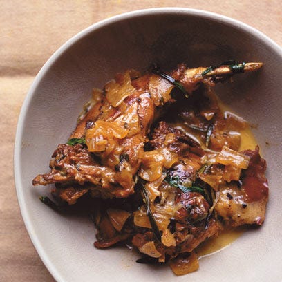 Nigel Slater's rabbit with tarragon recipe | Best Nigel Slater recipes