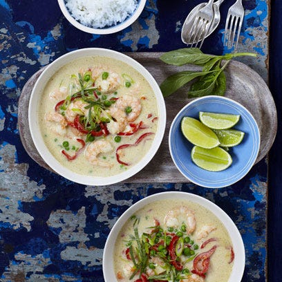 Prawn green curry | Curry recipes