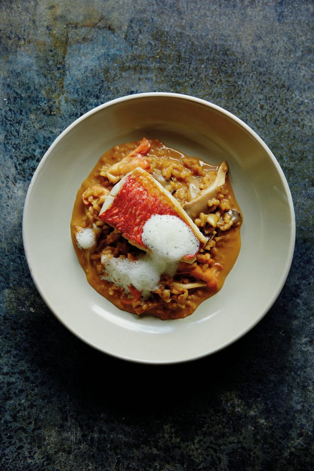 James Martin's teriyaki mushroom risotto recipe