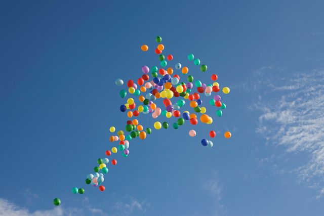 Balloon, Sky, Party supply, 