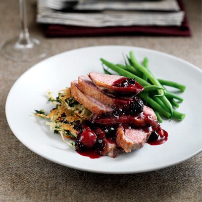 Duck with port and berry sauce | Easy dinner recipes