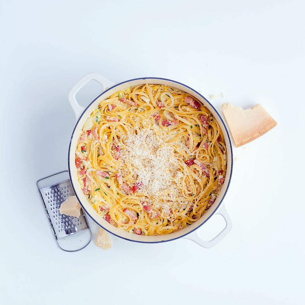 One Pot Pasta Carbonara Easy Pasta Recipes Midweek Dinner Ideas 