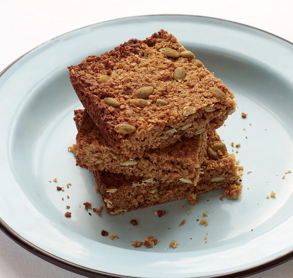 image of Nadiya Hussain's Pumpkin and Spice Flapjacks recipe by Red Online