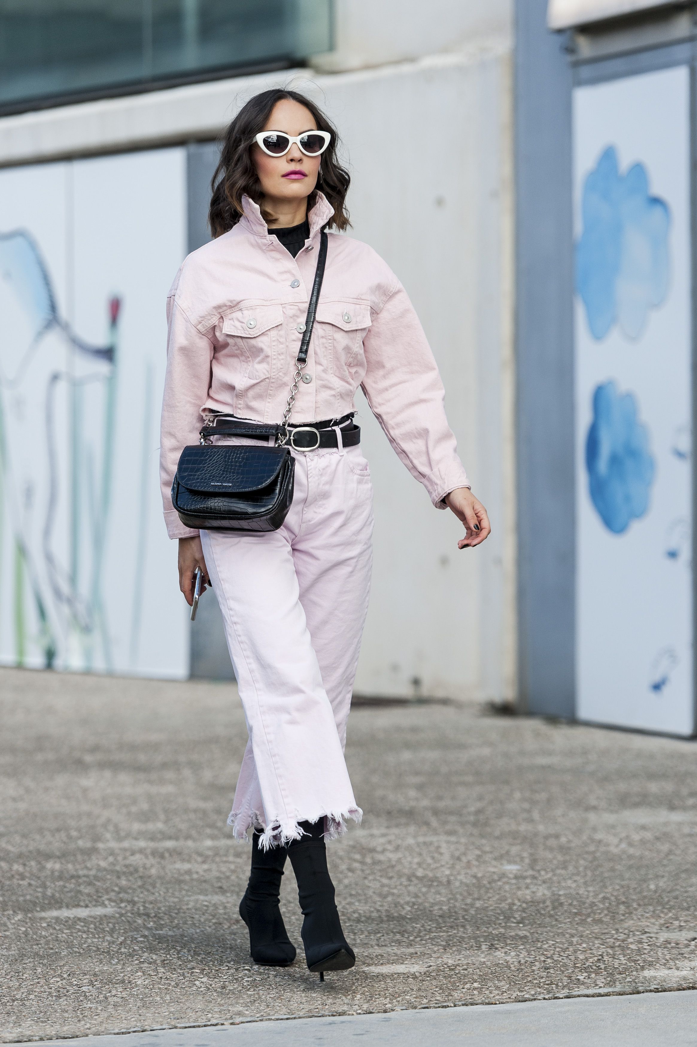 Spring Double Denim Street Style Inspo - theFashionSpot