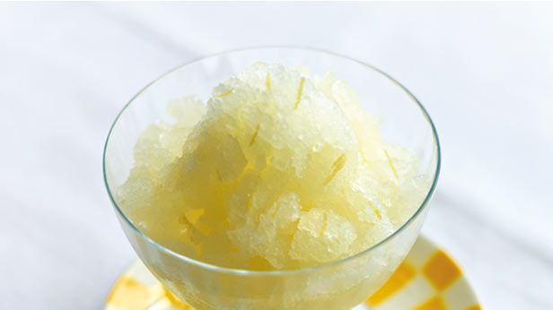 Lemon granita with ice cream maker - Blog de Claudia&Julia