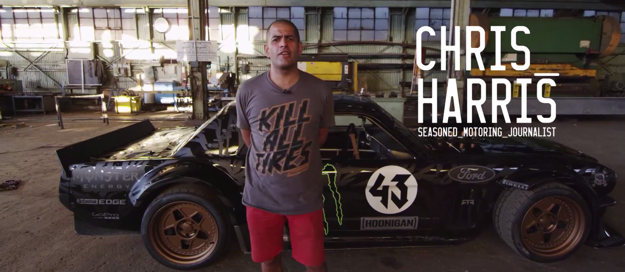 chris harris explains ken block s insane 845 hp awd mustang ken block s insane 845 hp awd mustang