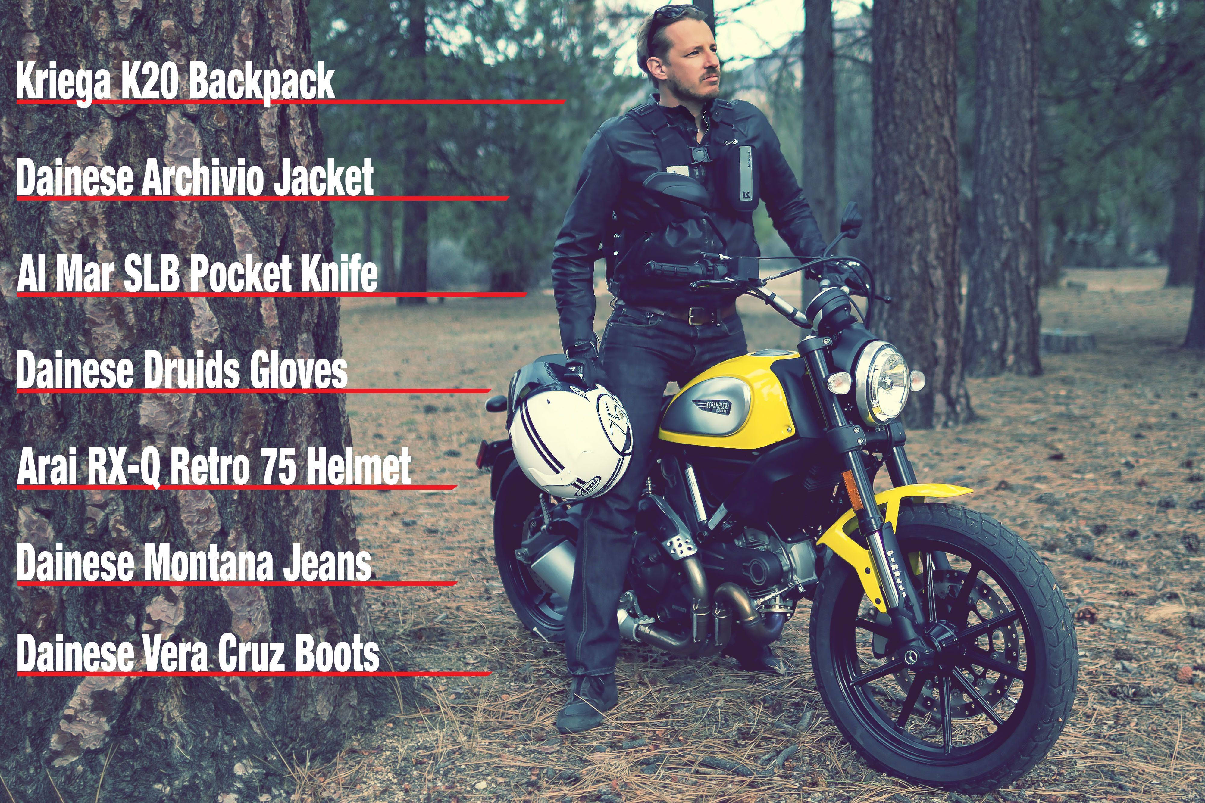 scrambler riding gear