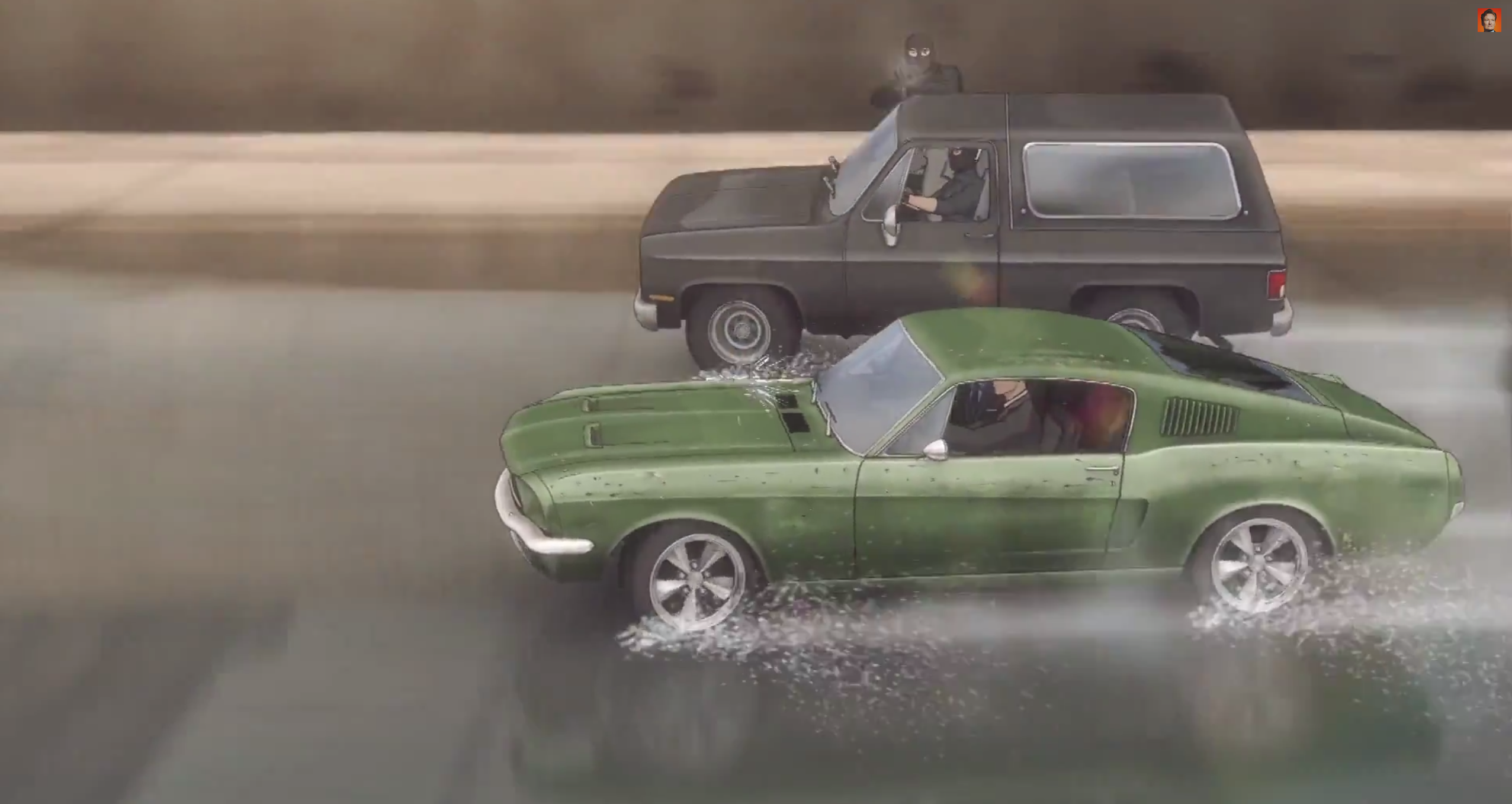 Conan And Archer Team Up For An Epic Car Chase Conan And Archer Team Up For An Epic Car Chase