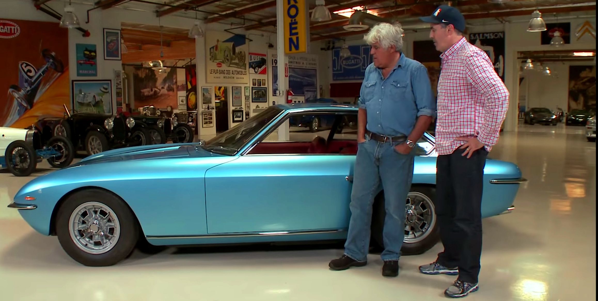 Jay Leno Takes A Spin In Adam Carolla S Lamborghini