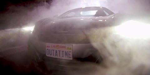 That S No Delorean In Mclaren Back To The Future Image Mclaren