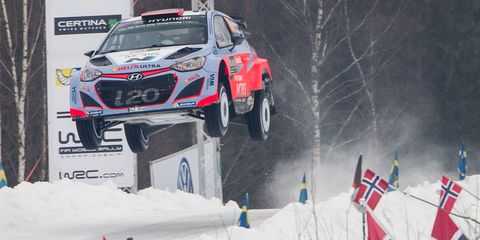 WRC Rally Sweden jumps