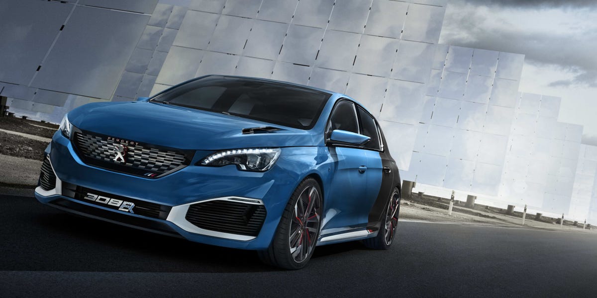 The Peugeot 308 R Concept Is A 500 Hp Hybrid Hot Hatch