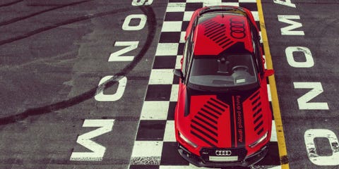 Self Driving Audi Rs7 Takes Us For A Ride Youtube