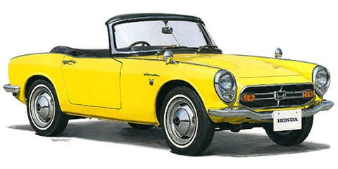 1965 Honda S600 Retro Drive Flashback