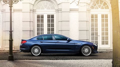 <p>The <a href="http://www.roadandtrack.com/new-cars/news/a28123/2017-bmw-alpina-b7-xdrive-first-look/">Alpina B7</a> is a 600 horsepower version of the V8 BMW 7-Series. Alpina's specialty is grand touring, not all out performance like BMW M, so expect this car to be insanely comfortable on the autobahn.</p>
