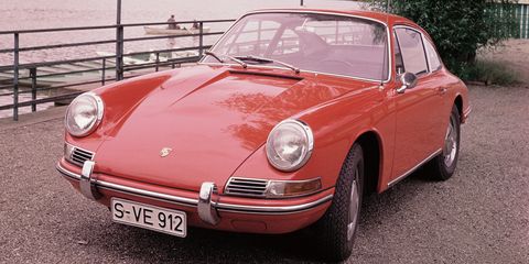 Once production of the 356 finally ceased in 1965, Porsche used the 356's four-cylinder engine in the 912. The 912 was meant to be a cheaper version of the 911 and was only produced between 1965 and 1969.