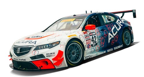 This Acura Tlx Gt Race Car Has The Guts To Brawl With Ferraris P With More Then Double The Horse Some 700 Pounds Less Weight