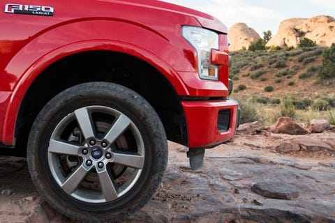 Ford F-150 2015 <p>When getting your tires rotated, it's also worth having them balanced. A tire is balanced when the weight of the tire is equally distributed around the axle. With each bump, pothole and off-road mission, your tires get more and more out of balance. An unbalanced set of tires can lead to vibrations on the road and cause increased wear on your suspension as well as uneven wear on your tires. If you need to have a tire replaced or patched, that's also a good time to get them balanced.<br></p>