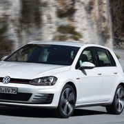 <p>The Volkswagen has been the king of hot hatches for years, and we can't see that changing anytime soon. It's more refined than ever before, but it's still a blast to drive. We recommend springing for <a href="http://www.roadandtrack.com/new-cars/future-cars/news/a29704/2017-volkswagen-gti-sport/" target="_blank">the GTI Sport</a> and leaving it at that. But if you want even more power and all-wheel drive, <a href="http://www.roadandtrack.com/new-cars/first-drives/reviews/a24608/first-drives-2015-volkswagen-golf-r/" target="_blank">the 292-horsepower Golf R is a great buy</a>, as well.</p>