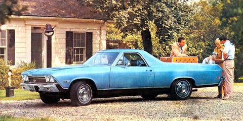 <p>Despite the truckish looks and the truckish carrying capabilities, the El Camino drove more like a car than a truck. The lack of weight over the rear tires fabricated it a perfect tool for some rear-wagging activeness. Peculiarly if you got the SS model, which had the 454 V8 engine. What musculus car today can store as much equally a pickup while doing a burnout? As well, consider this: a car-based "minor truck" would certainly have ameliorate fuel efficiency than a mid-sized truck similar the Tacoma or the Colorado. </p>