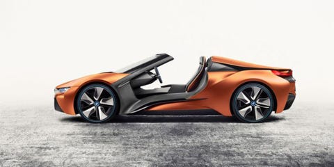 This Bmw I8 Concept Has No Doors Roof And A Huge Gesture Bmw
