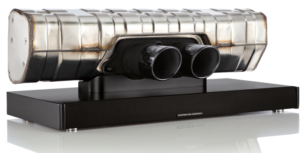 This $3000 Bluetooth Speaker is Made From a 911 GT3 Exhaust