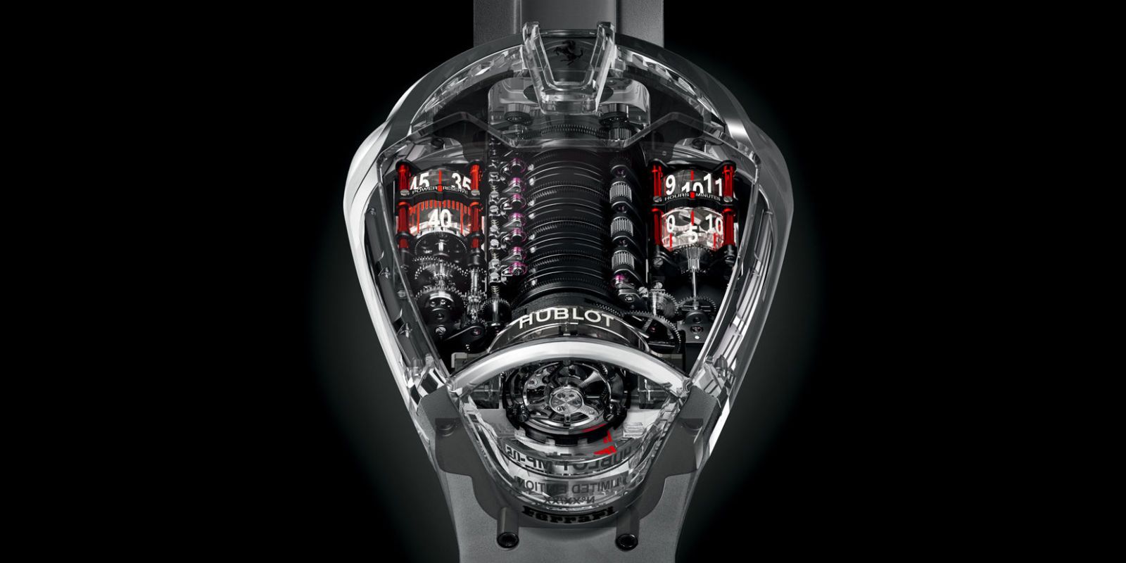 MP-05 LA FERRARI APERTA, REF 905.JN.0001.RX LIMITED EDITION BLACK SAPPHIRE  SKELETONIZED TOURBILLON WRISTWATCH WITH 50-DAY POWER RESERVE INDICATION  CIRCA 2017 | Important Watches Part II | 2020 | Sotheby's