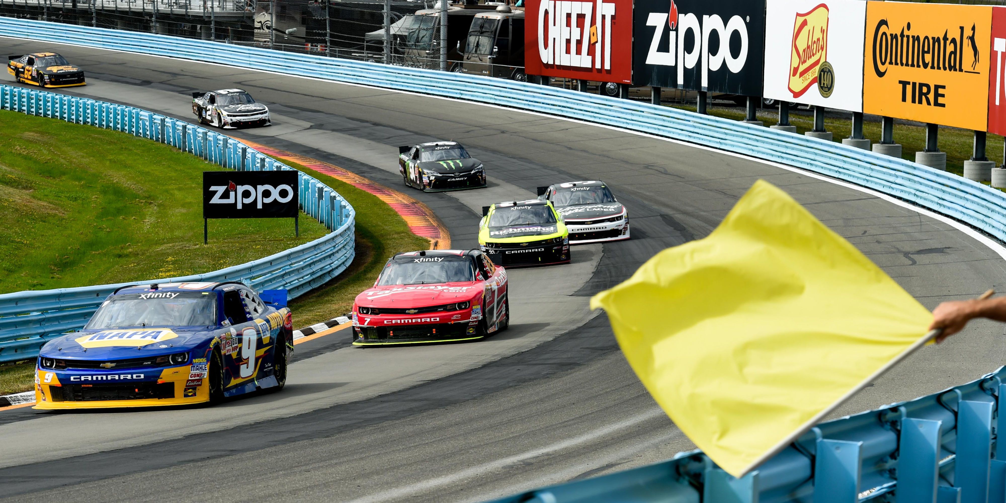 download nascar blue yellow flag