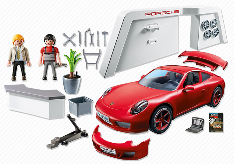 playmobil red porsche