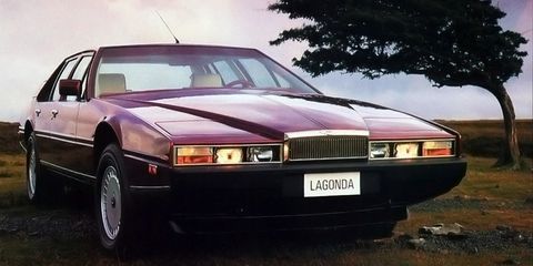 Some peopled hated it. Some people loved it. But you can't deny that the Lagonda's sharply wedge-shaped nose is eye-catching. That, paired with fairly advanced in-car tech made the Lagonda a bit too advanced for its time. It had a digital instrument panel in 1976, which was hilariously bad, by the way. The buttons were touch sensitive and often didn't work. Bright sunlight washed out the display. That's why screens didn't show up in cars again for decades after that, but man, was it stylish.