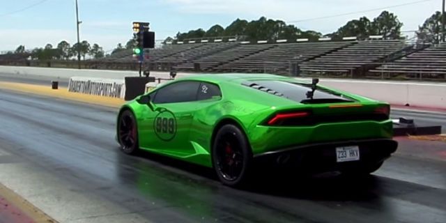 Watch a Street Legal Lamborghini Huracan Blast an 8.3-Second Quarter Mile
